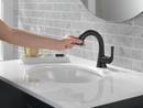 Delta Faucet Matte Black Single Handle Monoblock Bathroom Sink Faucet 