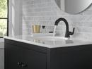 Delta Faucet Matte Black Single Handle Monoblock Bathroom Sink Faucet 