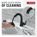 Delta Faucet Matte Black Single Handle Monoblock Bathroom Sink Faucet 