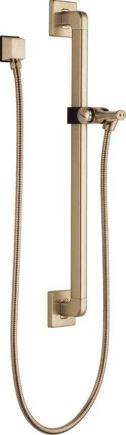 27-1/16 in. Shower Rail in Champagne Bronze