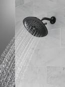Delta Faucet Matte Black Multi Function Full Body, H2Okinetic&reg; and Pause Showerhead 