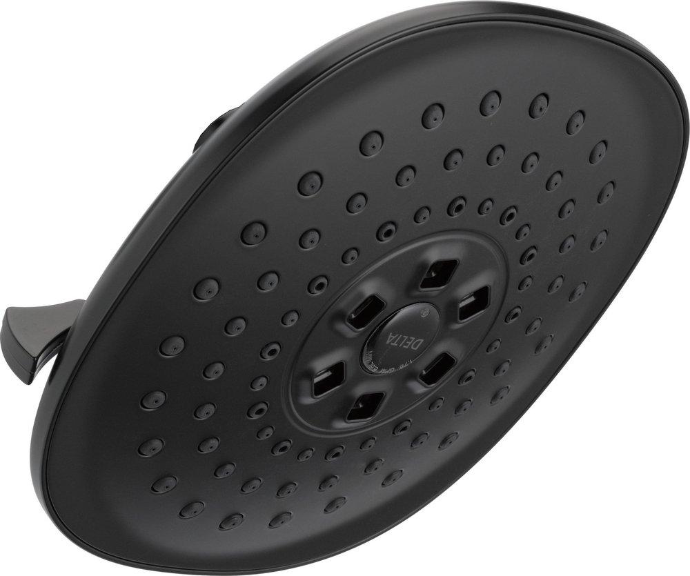Delta Faucet Matte Black Multi Function Full Body, H2Okinetic&reg; and Pause Showerhead 