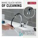 Delta Faucet Chrome Single Handle Monoblock Bathroom Sink Faucet 