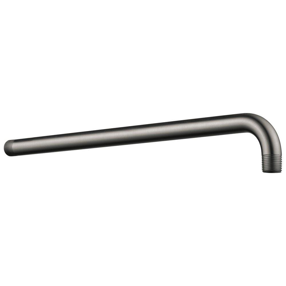 Delta Faucet Black Stainless 1/2 x 16 in. NPT x MIPS Brass Shower Arm 