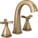 Two Handle Widespread Bathroom Sink Faucet in Champagne Bronze