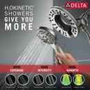 Delta Faucet Brilliance Stainless Two Handle Multi Function Shower Faucet (Trim Only) 