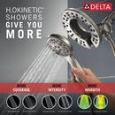 Delta Faucet Brilliance Stainless Two Handle Multi Function Shower Faucet (Trim Only) 