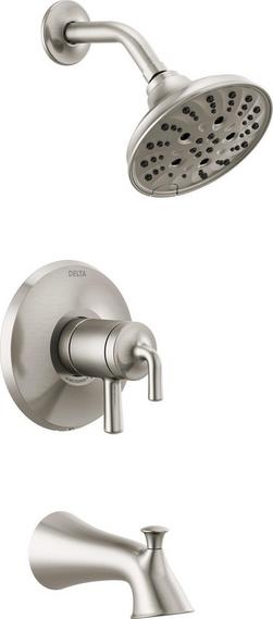 Two Handle Multi Function Bathtub & Shower Faucet in Brilliance&reg; Stainless (Trim Only)