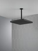Delta Faucet Matte Black Single Function Rain Showerhead 