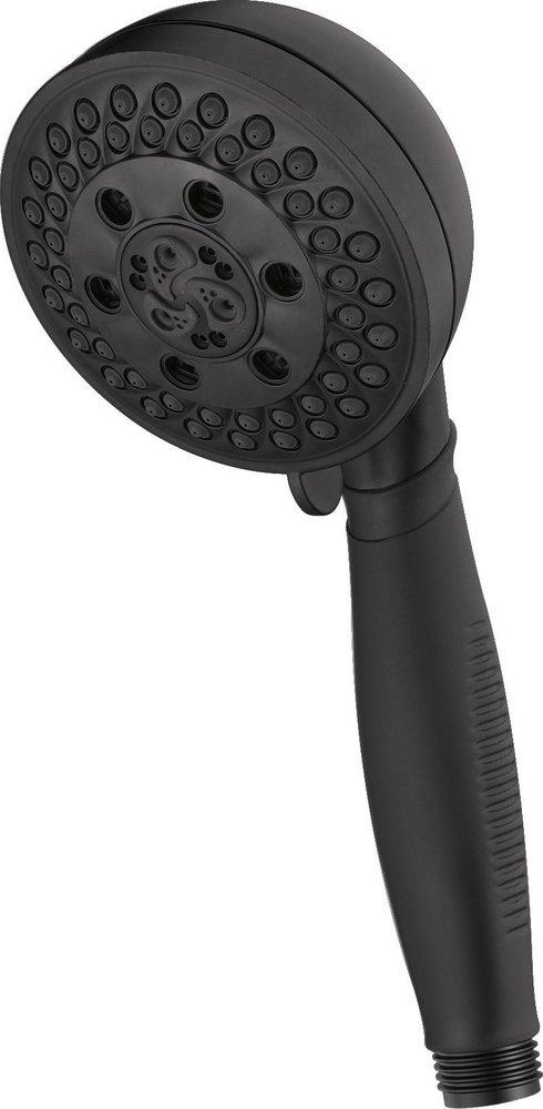 Delta Faucet Matte Black Multi Function Hand Shower 