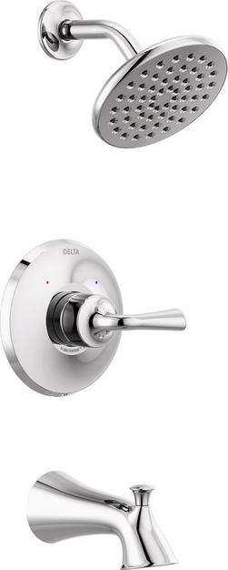 One Handle Single Function Bathtub & Shower Faucet in Chrome (Trim Only)