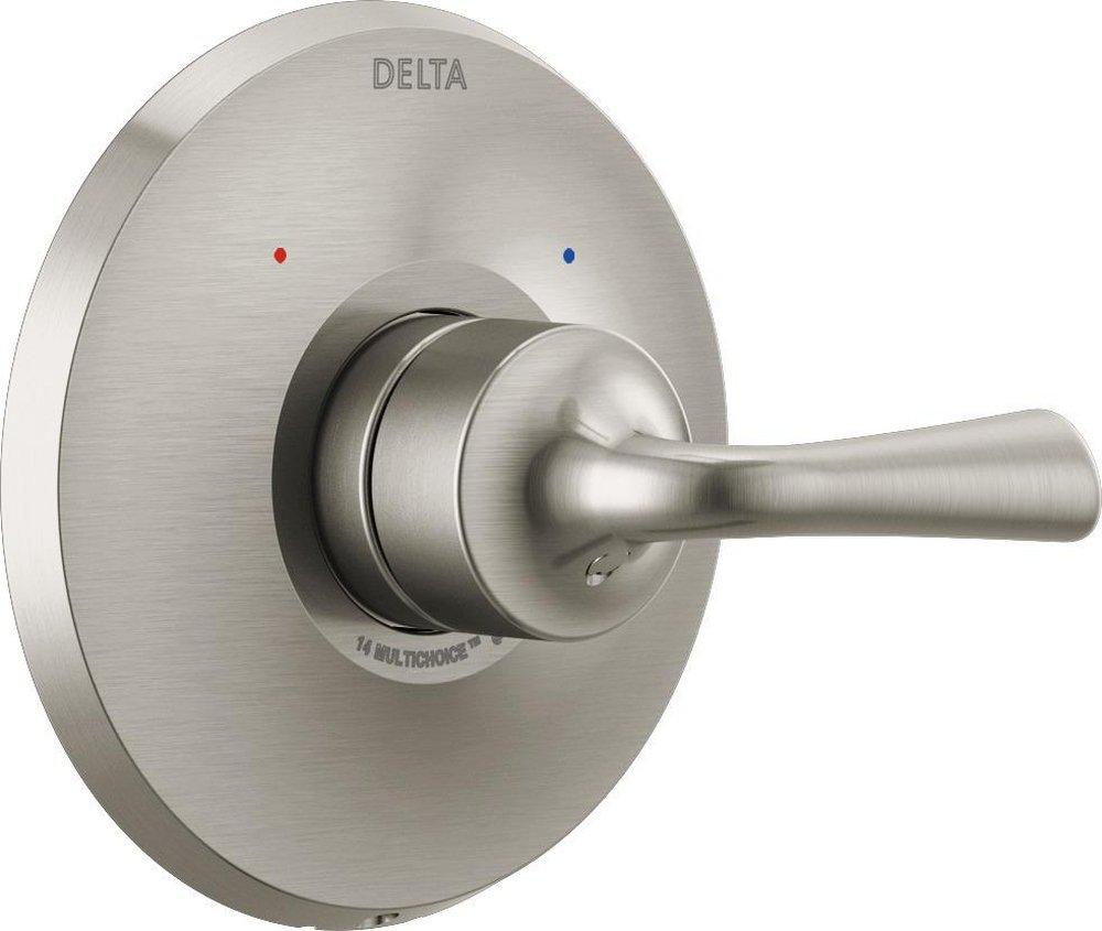 Delta Faucet Brilliance&reg; Stainless Single Handle Shower Faucet Trim Only 