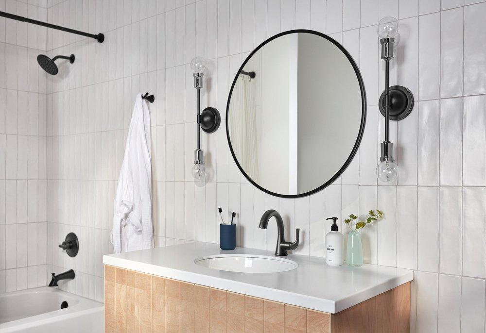 Delta Faucet Matte Black 2-Hook Robe Hook 