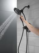 Delta Faucet Matte Black Two Handle Multi Function Shower Faucet (Trim Only) 
