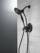 Delta Faucet Matte Black Two Handle Multi Function Shower Faucet (Trim Only) 