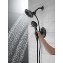 Delta Faucet Matte Black Two Handle Multi Function Shower Faucet (Trim Only) 
