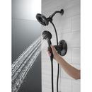 Delta Faucet Matte Black Two Handle Multi Function Shower Faucet (Trim Only) 
