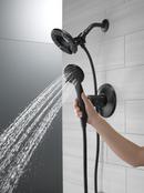 Delta Faucet Matte Black Two Handle Multi Function Shower Faucet (Trim Only) 