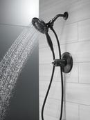 Delta Faucet Matte Black Two Handle Multi Function Shower Faucet (Trim Only) 