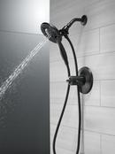 Delta Faucet Matte Black Two Handle Multi Function Shower Faucet (Trim Only) 