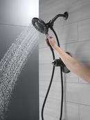 Delta Faucet Matte Black Two Handle Multi Function Shower Faucet (Trim Only) 