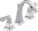 Delta Faucet Chrome Two Handle Widespread Bathroom Sink Faucet 
