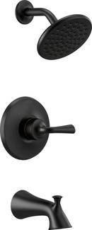 Delta Faucet Matte Black Single Handle Single Function Bathtub & Shower Faucet (Trim Only) 