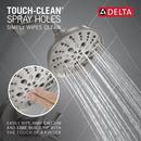 Delta Faucet Brilliance Stainless Two Handle Multi Function Shower Faucet (Trim Only) 