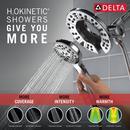 Delta Faucet Chrome Two Handle Multi Function Shower Faucet (Trim Only) 
