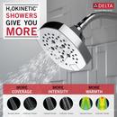 Delta Faucet Venetian&reg; Bronze Multi Function Full Body, Full Spray with Massage, H2Okinetic&reg; Spray, Massage and Pause Showerhead 