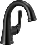 Single Handle Monoblock Bathroom Sink Faucet in Matte Black