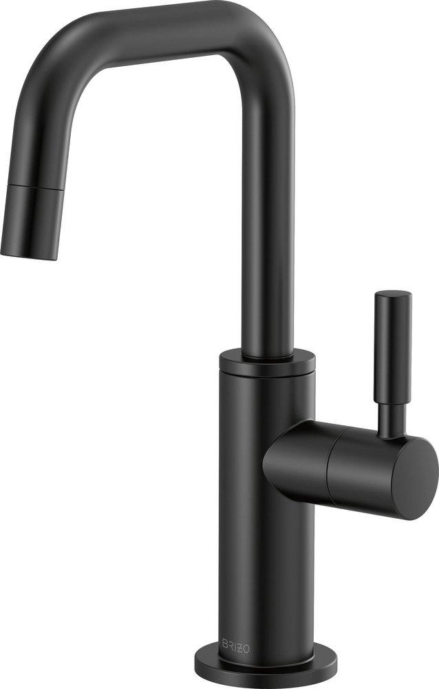 Brizo Matte Black Single Handle Beverage Kitchen Faucet 