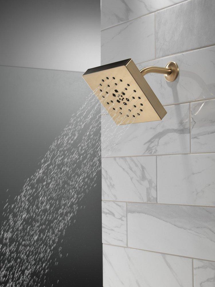 Delta Faucet Champagne Bronze Multi Function Rain Showerhead 