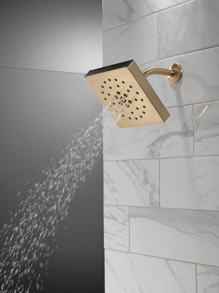 Delta Faucet Champagne Bronze Multi Function Rain Showerhead 