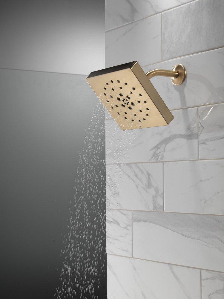 Delta Faucet Champagne Bronze Multi Function Rain Showerhead 