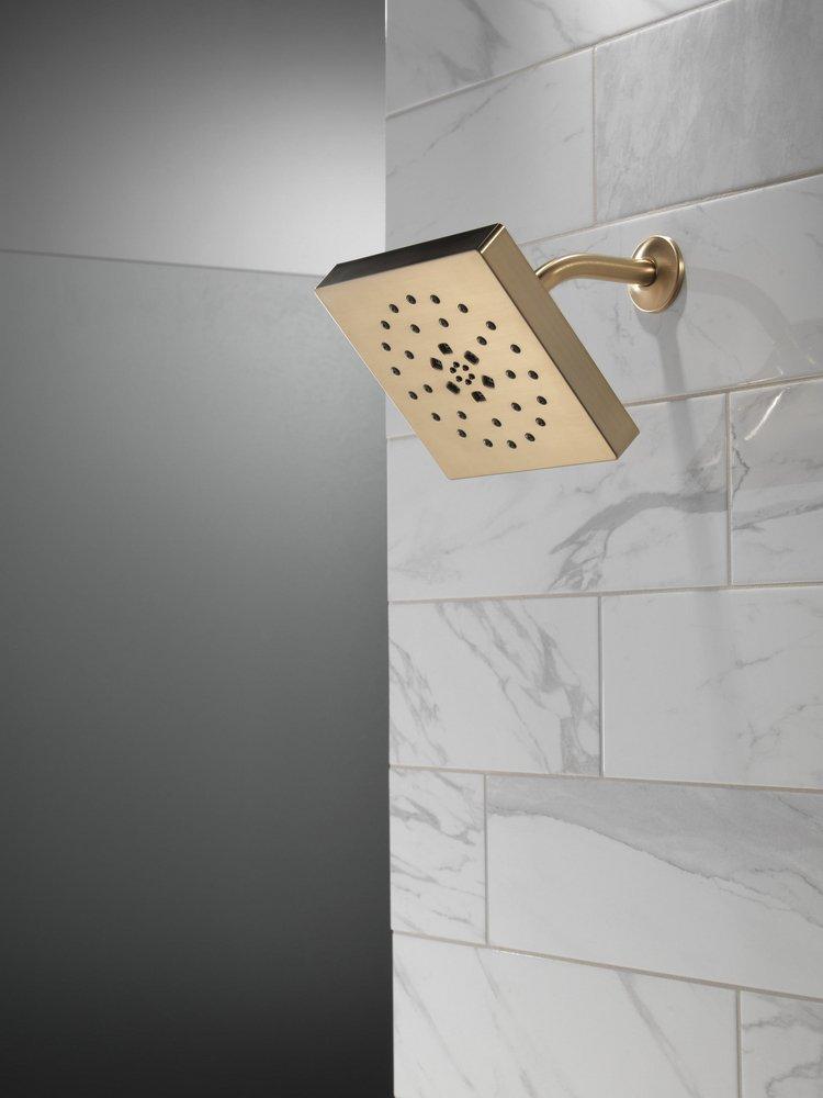Delta Faucet Champagne Bronze Multi Function Rain Showerhead 
