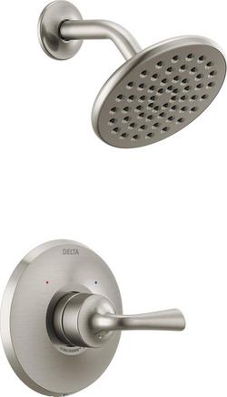 One Handle Single Function Shower Faucet in Brilliance&reg; Stainless (Trim Only)