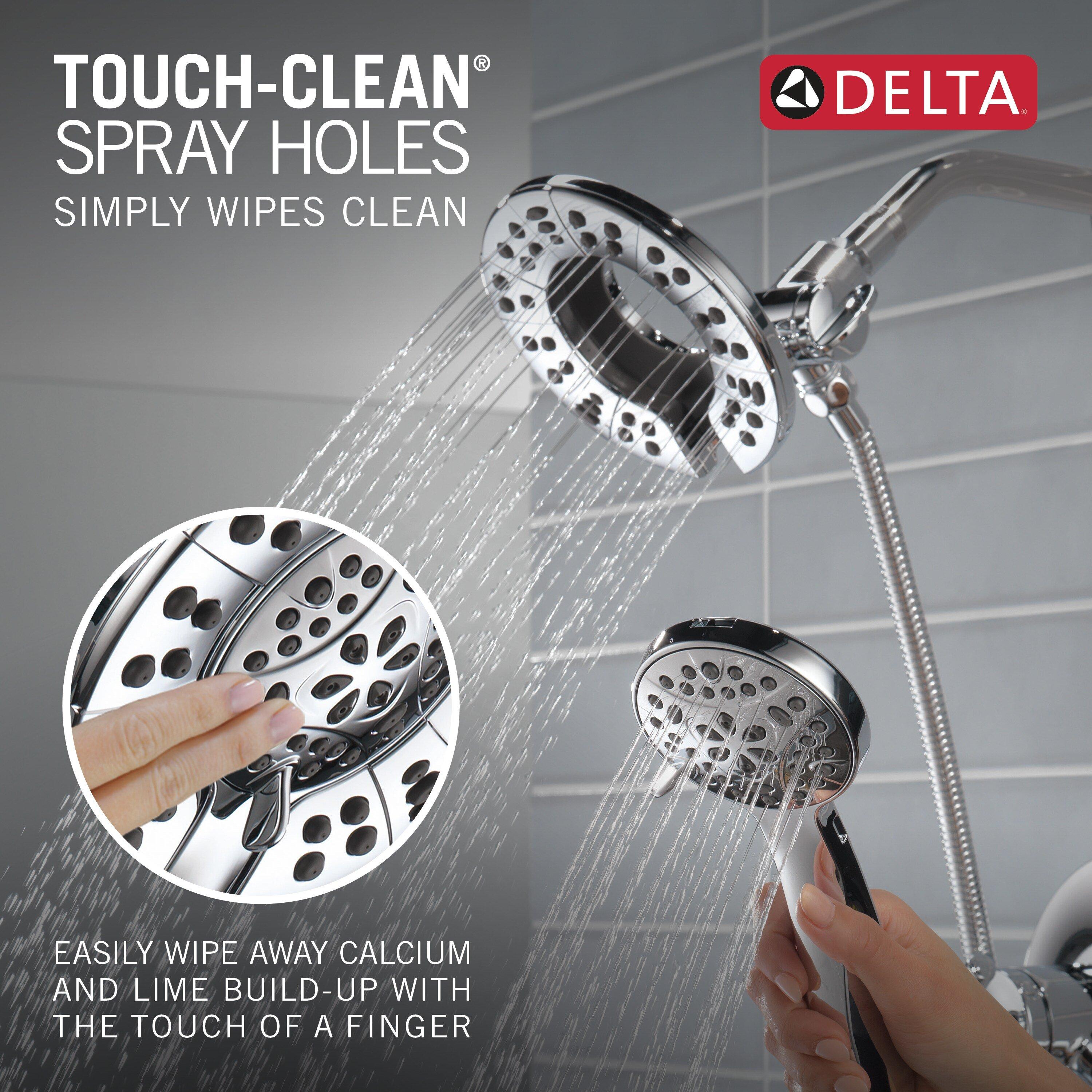 Delta Faucet Chrome Two Handle Multi Function Bathtub & Shower Faucet (Trim Only) 