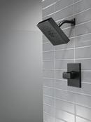 Delta Faucet Matte Black Multi Function Rain Showerhead 
