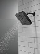Delta Faucet Matte Black Multi Function Rain Showerhead 