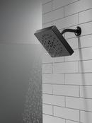 Delta Faucet Matte Black Multi Function Rain Showerhead 