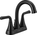 Delta Faucet Matte Black Two Handle Centerset Bathroom Sink Faucet 
