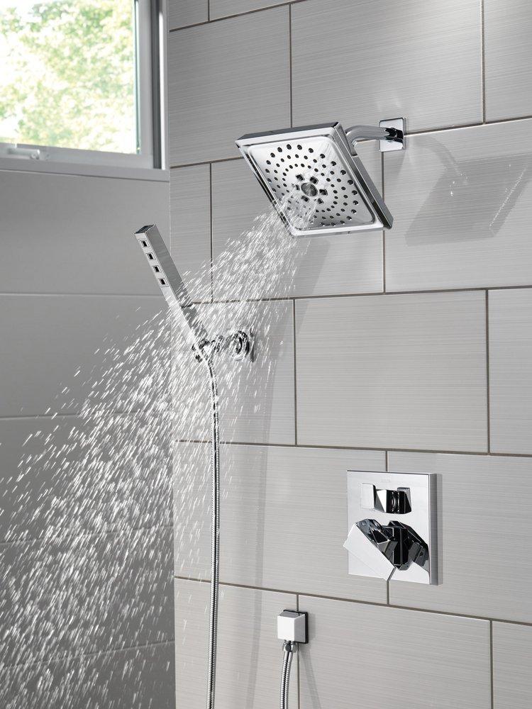 Delta Faucet Black Stainless Shower Flange 