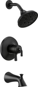 Delta Faucet Matte Black Two Handle Multi Function Bathtub & Shower Faucet (Trim Only) 