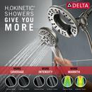 Delta Faucet Brilliance Stainless Two Handle Multi Function Bathtub & Shower Faucet (Trim Only) 