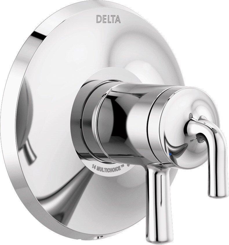 Delta Faucet Chrome Two Handle Pressure Balancing Valve Trim 