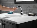 Delta Faucet Brilliance Stainless Single Handle Monoblock Bathroom Sink Faucet 