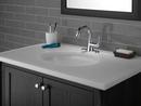 Delta Faucet Brilliance Stainless Single Handle Monoblock Bathroom Sink Faucet 