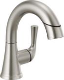 Delta Faucet Brilliance&reg; Stainless Single Handle Monoblock Bathroom Sink Faucet 