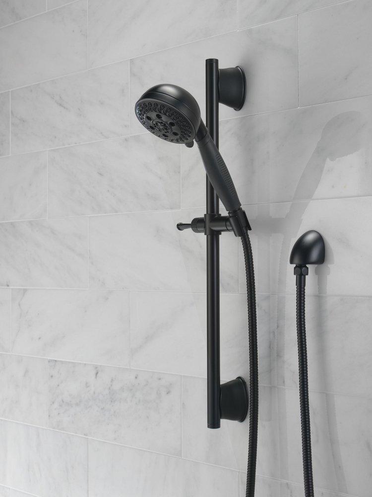Delta Faucet Matte Black Multi Function Hand Shower 